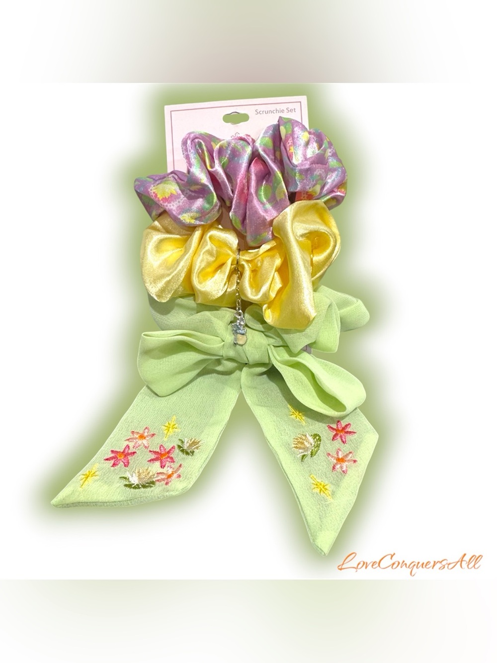 Disney The Princess and the Frog Tiana Scrunchy Set